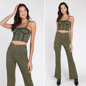 Honey Punch green and black set